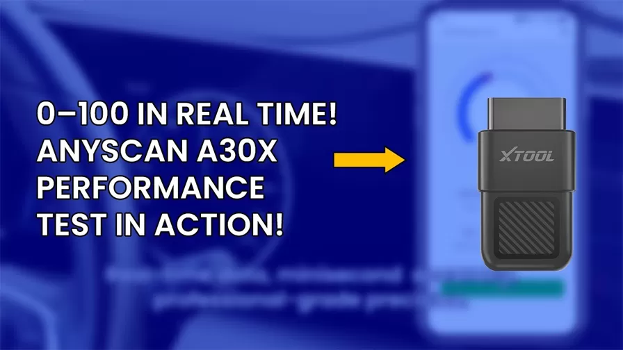 0-100 Acceleration Test with XTOOL A30X | Car Performance Test