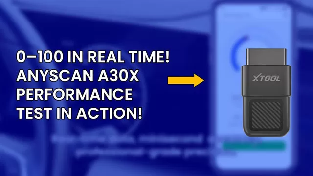 0-100 Acceleration Test with XTOOL A30X | Car Performance Test