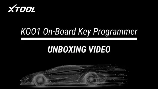 Another Masterpiece of XTOOL: K001 Unboxing Video - With Functions Introduction