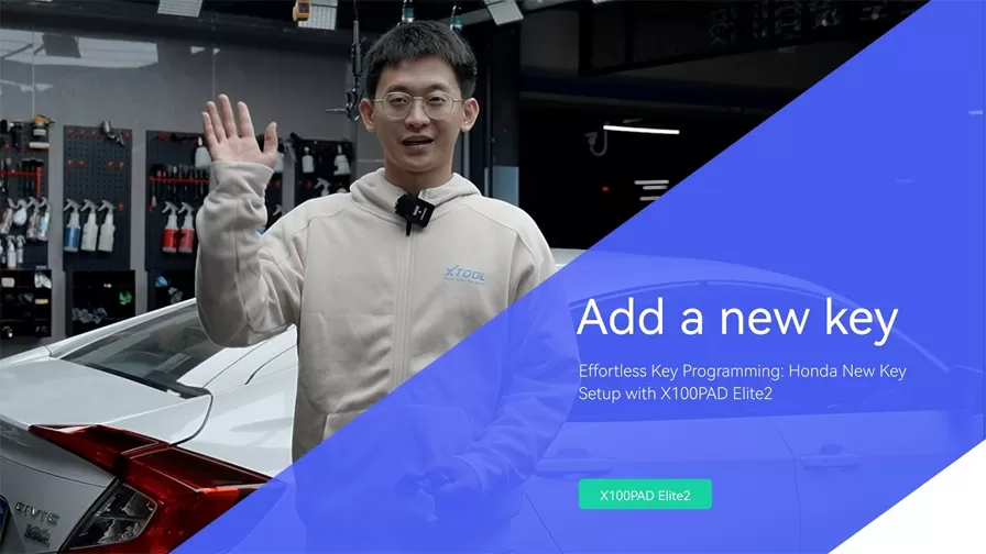 CIVIC Key Programming Made Easy! Add Keys with X100PAD ELITE2 | Step-by-Step Guide