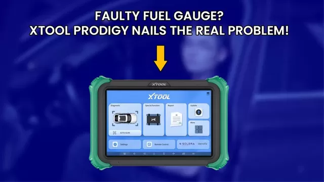 Faulty Fuel Gauge? XTOOL Prodigy Nails the Real Problem!