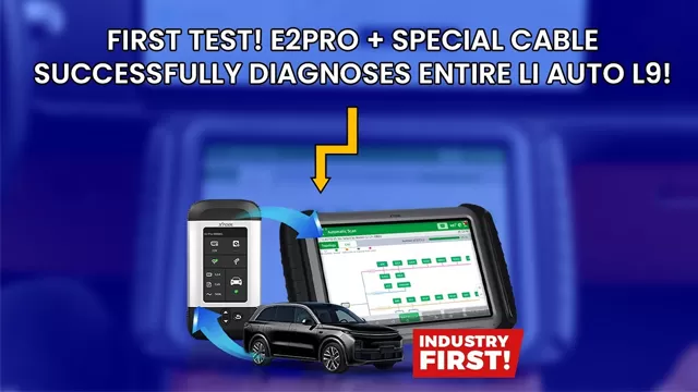 FIRST TEST! E2Pro + Special Cable Successfully Diagnoses Entire Li Auto L9!