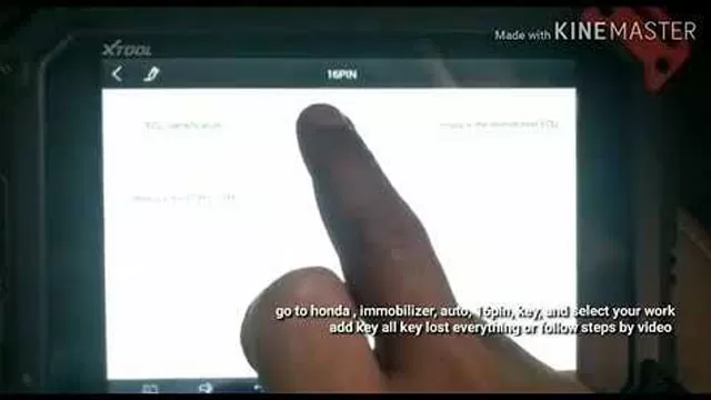 Honda CRV Remote Key Programming with X100PAD 2 from XTOOL