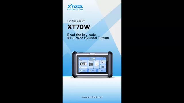 Master 2023 Hyundai Tucson Password Reading with XT70W – Fast & Easy!