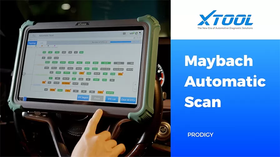 Maybach Full Auto Scan with PRODIGY: High-End Car, High-End Tools