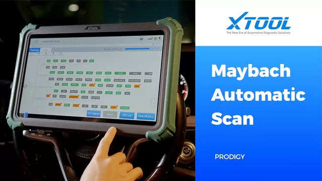Maybach Full Auto Scan with PRODIGY : High-End Car, High-End Tools