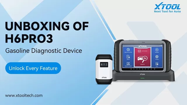 Unboxing H6PRO3 | XTOOL Gasoline Car Diagnosis Tablet Tool