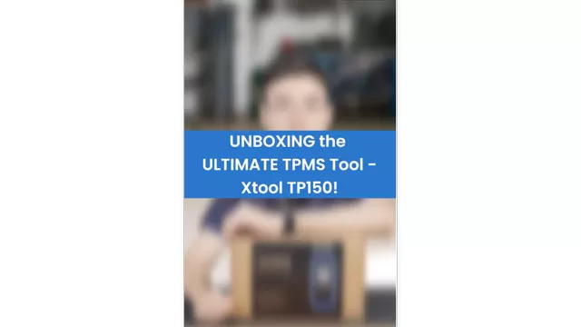 UNBOXING the ULTIMATE TPMS TOOL - XTOOL TP150!