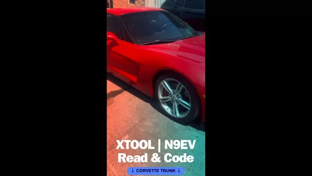 Unlock Your Corvette's Trunk with XTOOL N9EV: Step-by-Step Guide!