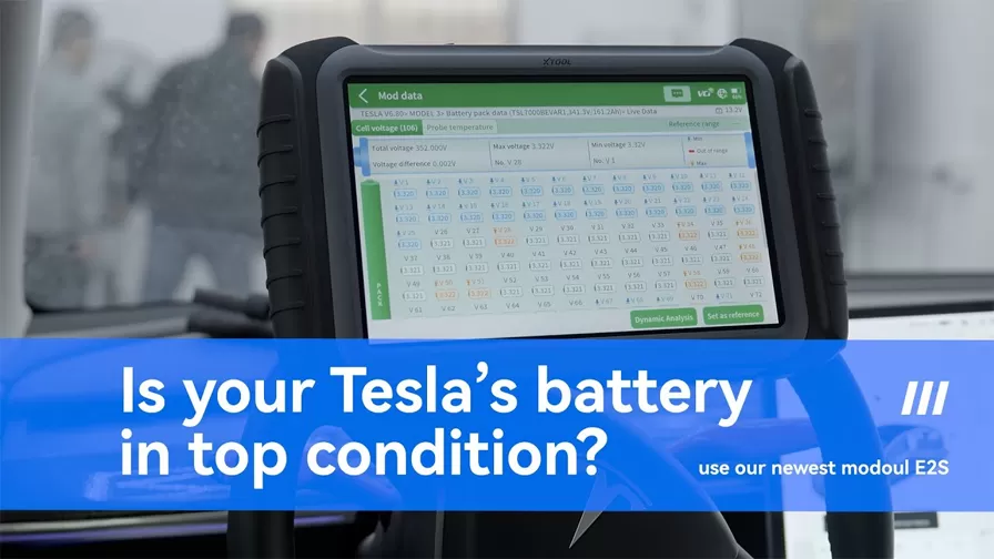 Worried About Your Tesla Battery? See What E2S/E2PRO Test Reveals in Seconds!
