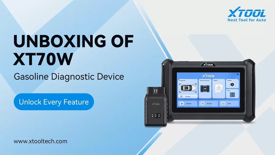 XT70W Unboxing & Overview | XTOOL Automotive Diagnostic Tool