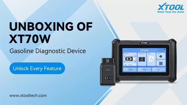 XT70W Unboxing & Overview | XTOOL Automotive Diagnostic Tool