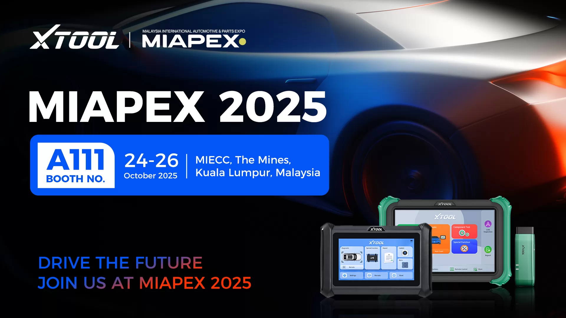 XTOOL Presents Next-Generation Diagnostic Solutions at MIAPEX 2025