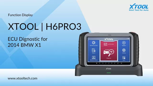 XTOOL H6PRO3 - Powerful ECU Diagnosis for 2014 BMW X1
