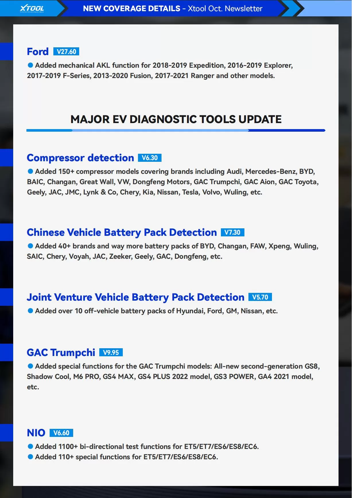 XTOOL Monthly Newsletter | 2025 Oct