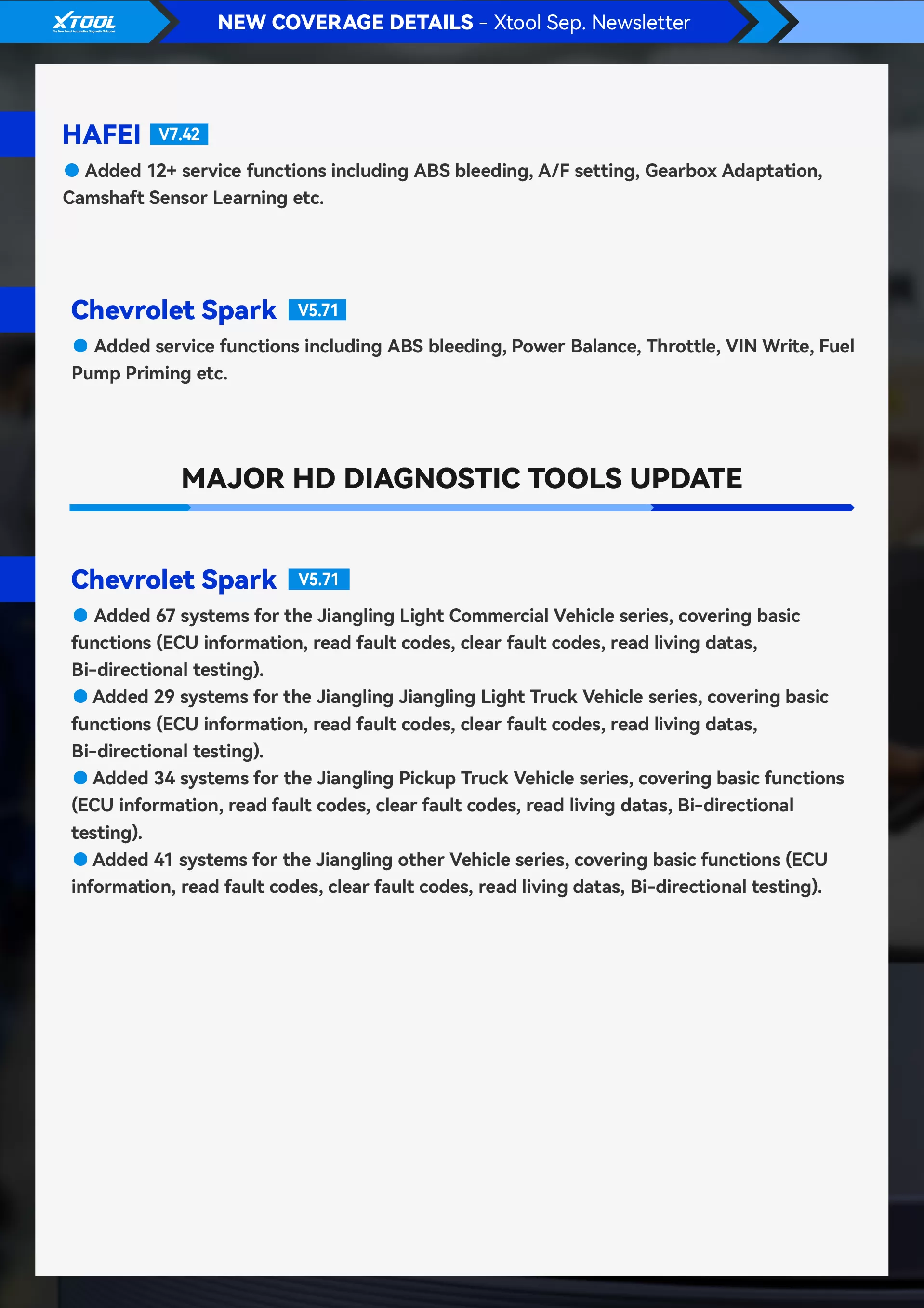XTOOL Monthly Newsletter | 2025 Sep