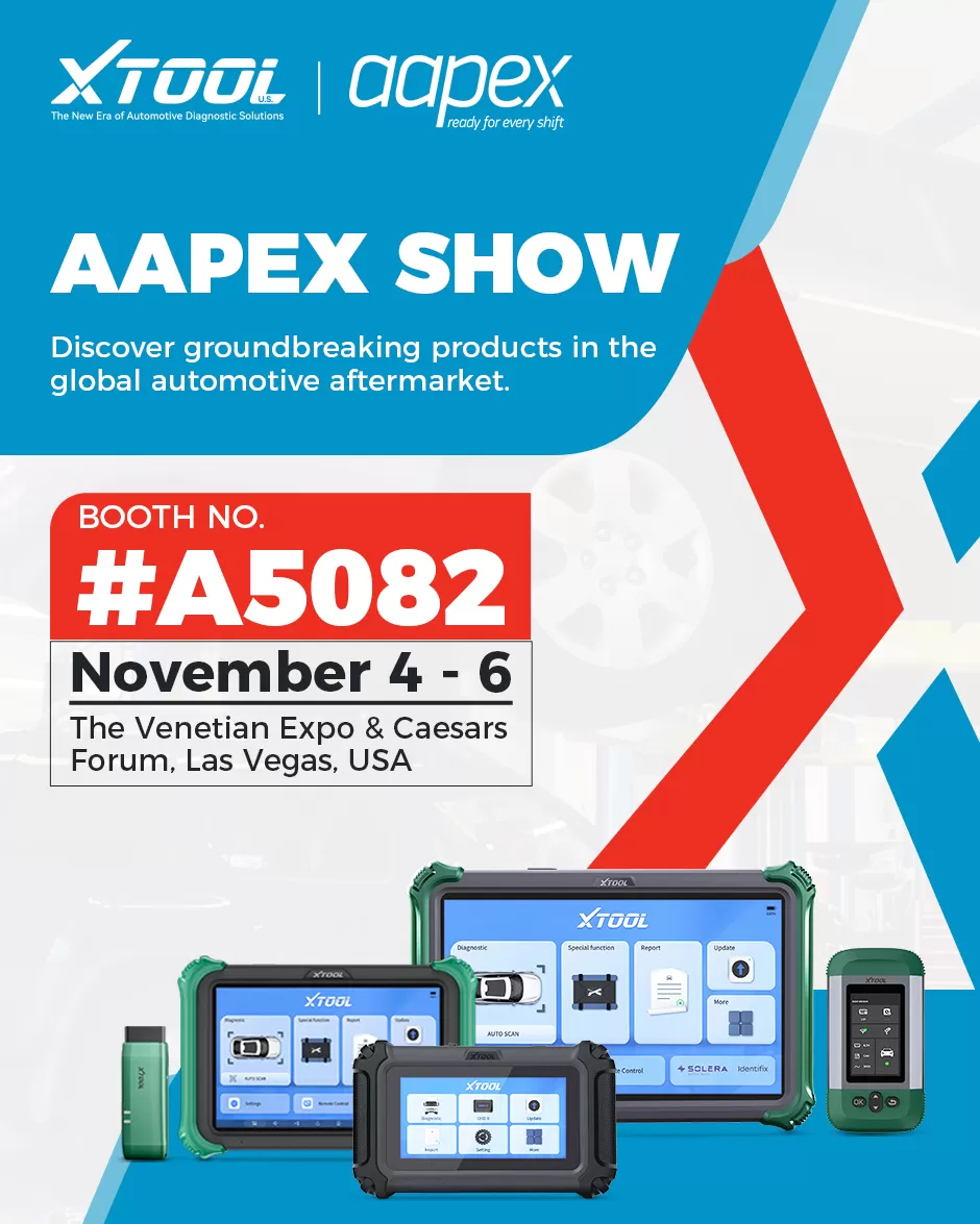 XTOOL Showcases Next-Generation Automotive Diagnostic Solutions at AAPEX 2025