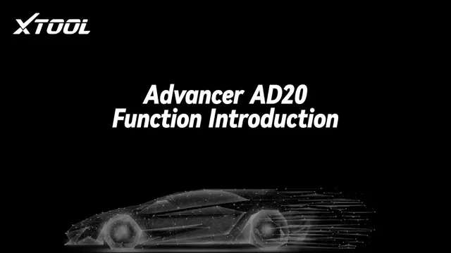 XTOOLTECH Advancer AD20 Function Introduction